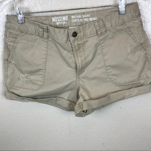 Mission Supply Co. Distressed Khaki short Sz 8